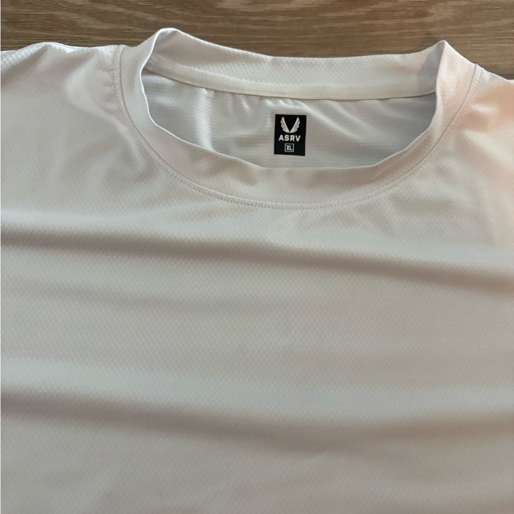 ASRV Men's Short Sleeve Tee in White